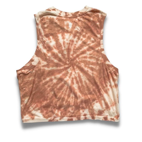 NEW Free People Movement Love Tank Top Tie Dye Fireside Pink Size XS NWT - Picture 4 of 11